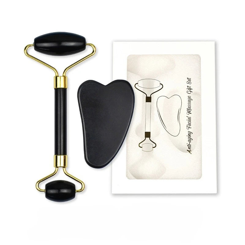 Obsidian Glow Roller™ – Luxe Gezichtsmassage Tool